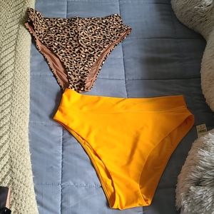 American Eagle high waisted swim Bottoms bundle
